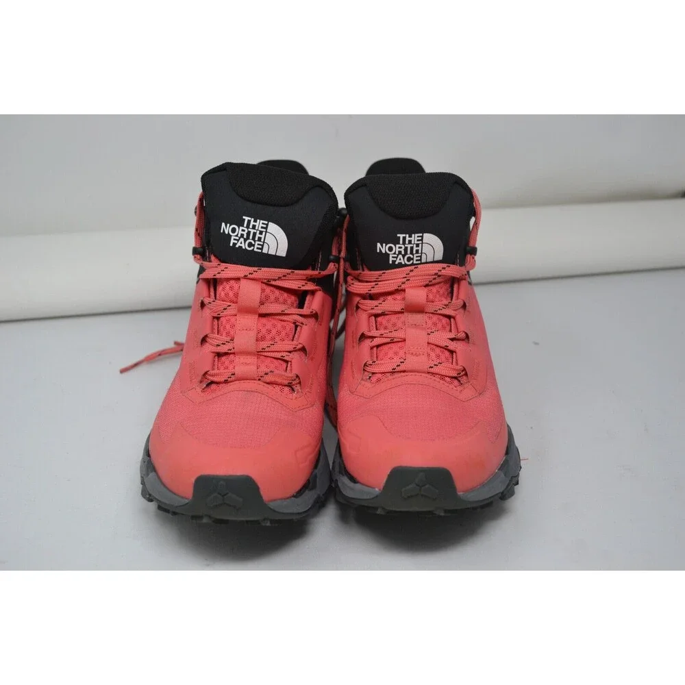 The North Face VECTIV Exploris Mid FUTURELIGHT Fiesta Red Pink Hiking Women 10.5